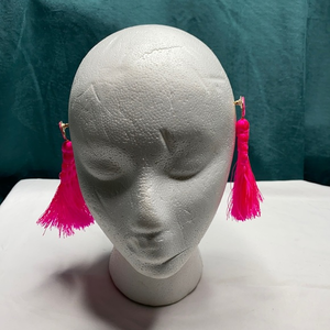 Tassel Hot Pink‎ Earrings
